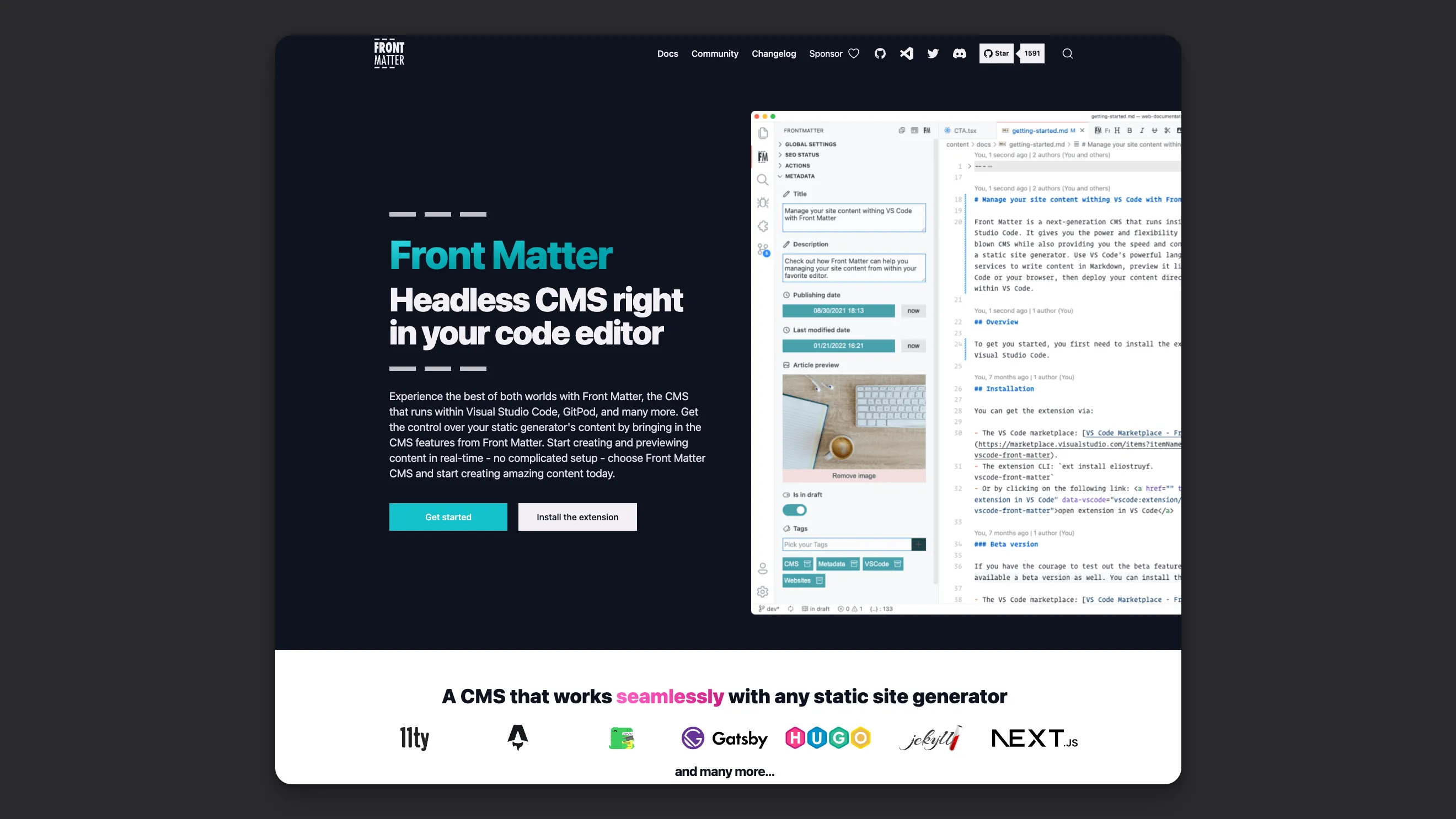 Front Matter CMS